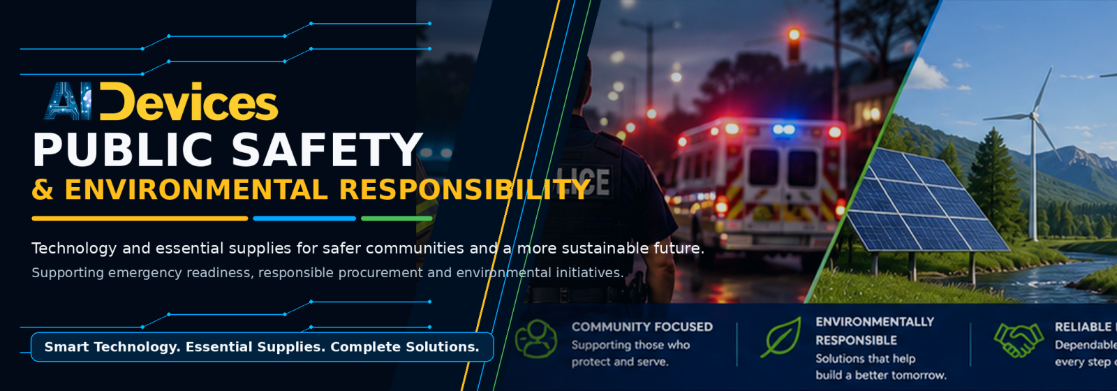 How Technology and Responsible Procurement Support Public Safety and Environmental Causes