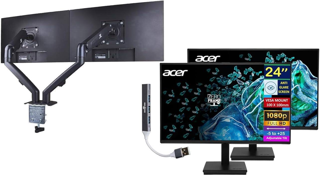 Acer V7 23.8" AG IPS Monitor