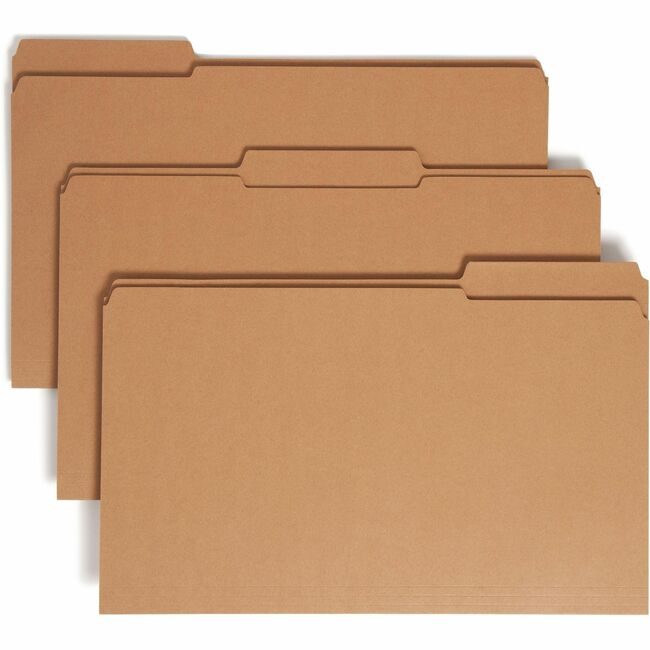 Smead Manufacturing Co. Folder File Krft Legal 1/3AST SMD15734