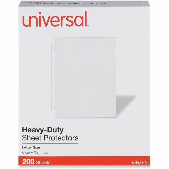 Universal Office Products Protector Sht Hvywt 200 Pack UNV21134