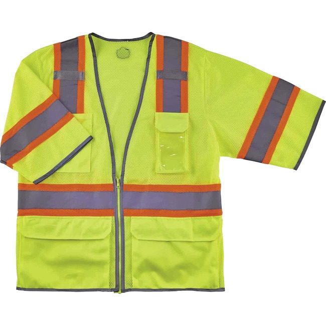 Ergodyne Vest Surveyors L/Xl Lime EGO24165