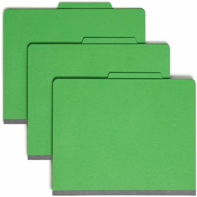 Smead Manufacturing Co. Folder Clssfctn Letter 2DIV Green SMD14002