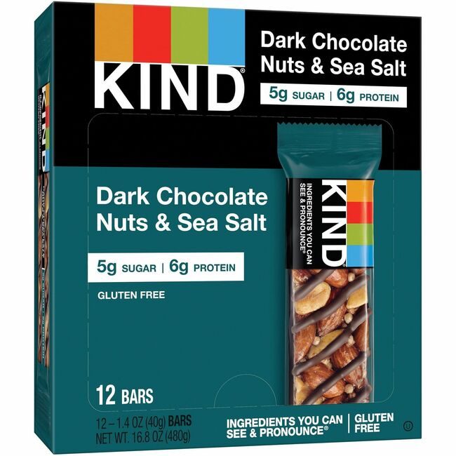 KIND LLC Bars Dark Chocolate Seasalt KND17851