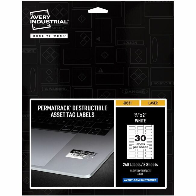 Avery Products Corporation Tag Asset Drbl We 240 Pack AVE60531