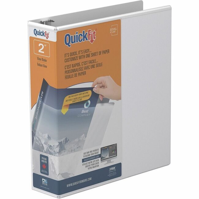 Stride, Inc. Binder Quickfit Round 2" We STW870300