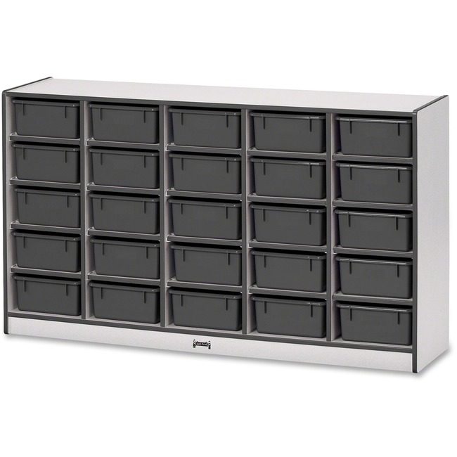 Jonti-Craft, Inc. Storage 25 TUB W/Bins Black JNT4026JCWW180