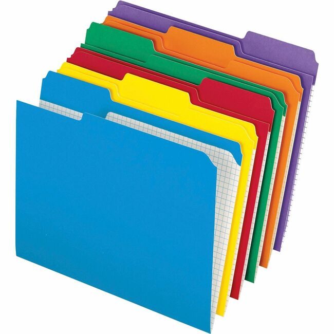 Pendaflex Folder Letter Rnfrcd 1/3 Assorted PFXR15213ASST