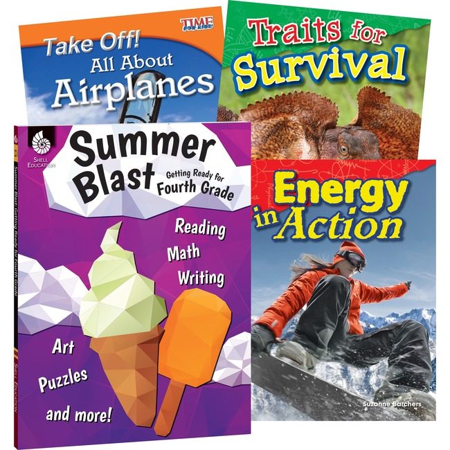 Teacher Created Materials / Shell Education Book Summer Stem GR4 Set SHL51674