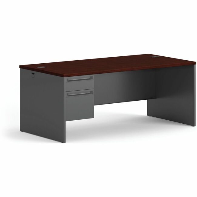 The HON Company Desk Sgl Ped 2L 72X36 My Cl HON38294LNS