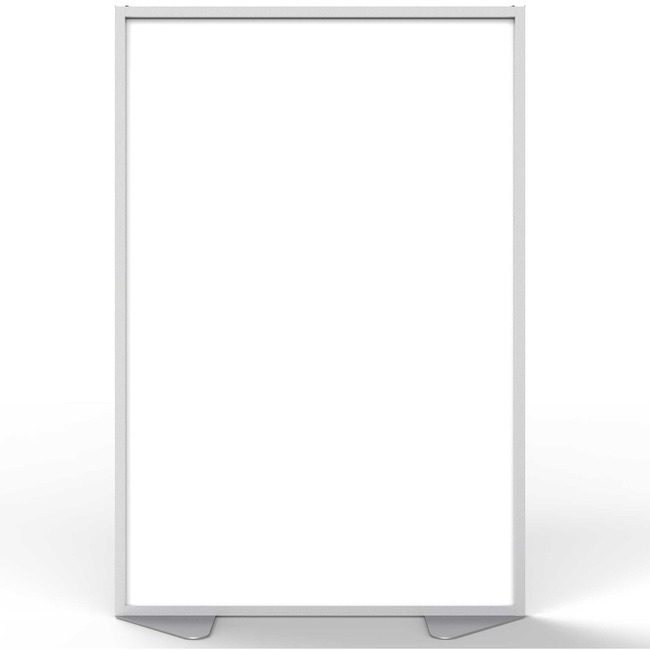 Ghent Manufacturing Partition Aluminum 72X48 Porc GHEMP724820