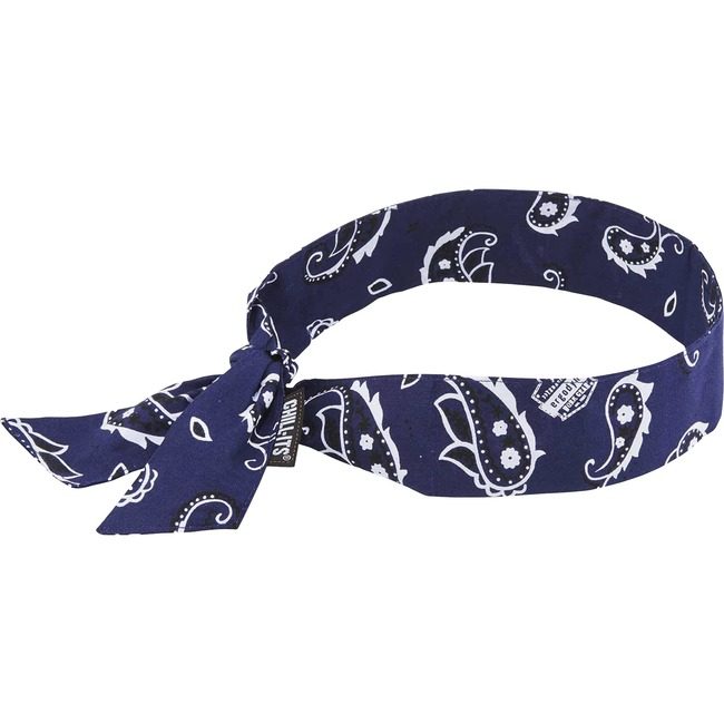 Ergodyne Bandana Cooling-Tie Navy EGO12306