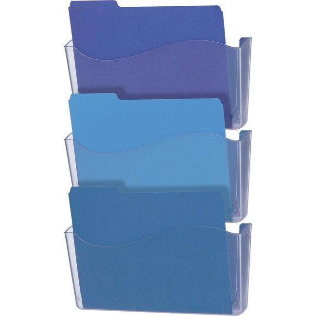 Officemate File Wall Ltrsz Clear OIC21654