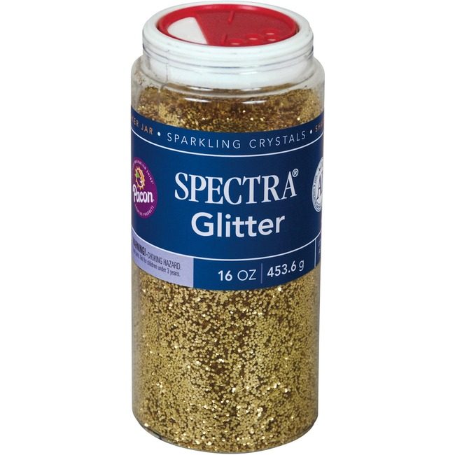 Pacon Corporation Glitter Spectra 16OZ Gold PAC91780