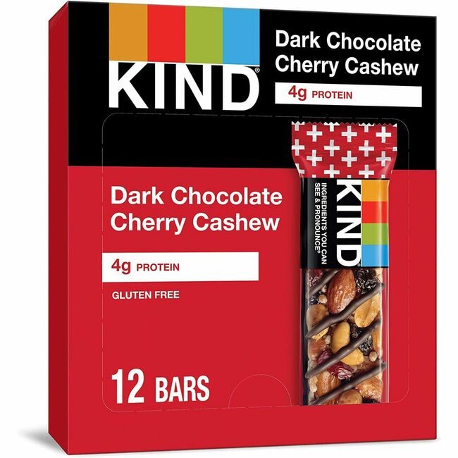 KIND LLC Bar Cashew Cherry Drkchoc KND17250