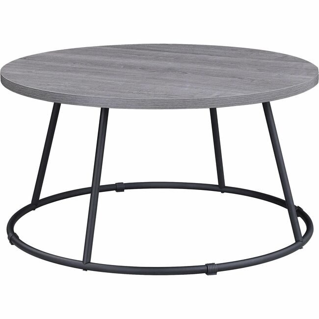 Lorell Table Coffee Round 32 Wchar LLR16260