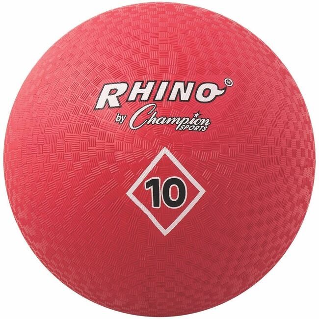Champion Sports Ball 10" PLAYGROUND Red CSIPG10RD