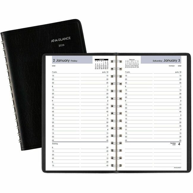 ACCO Brands AT-A-GLANCE Book Appt Daily Qtr Hourly AAGG100-00
