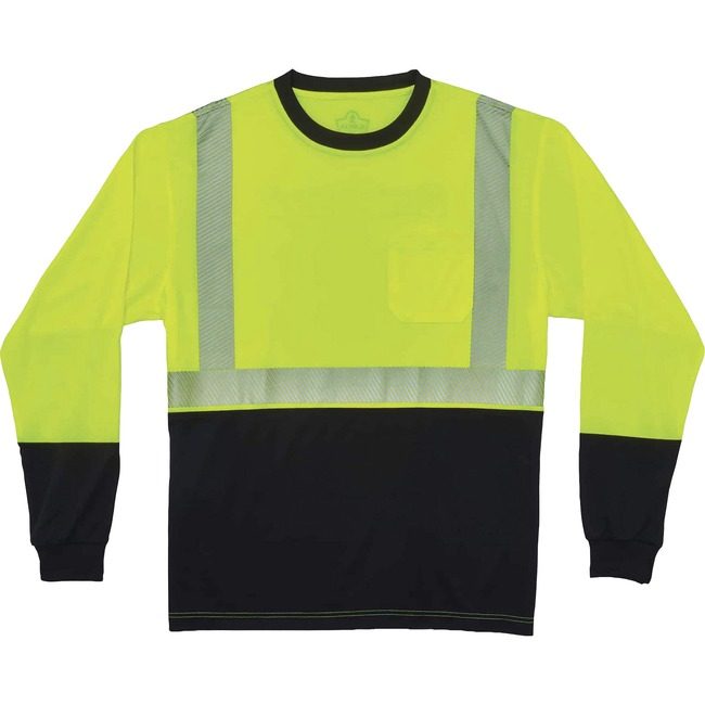 Ergodyne T-Shirt Long Sleeve 2X Lime EGO22636