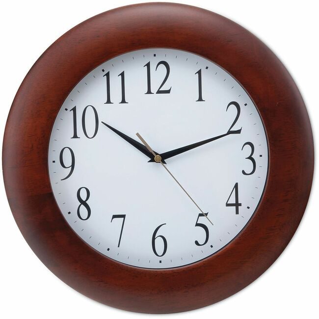 Universal Office Products Clock 12 3/4" Ch UNV10414