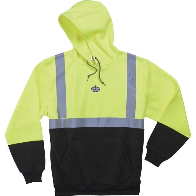 Ergodyne Sweatshirt Hooded 5X Lime EGO21689