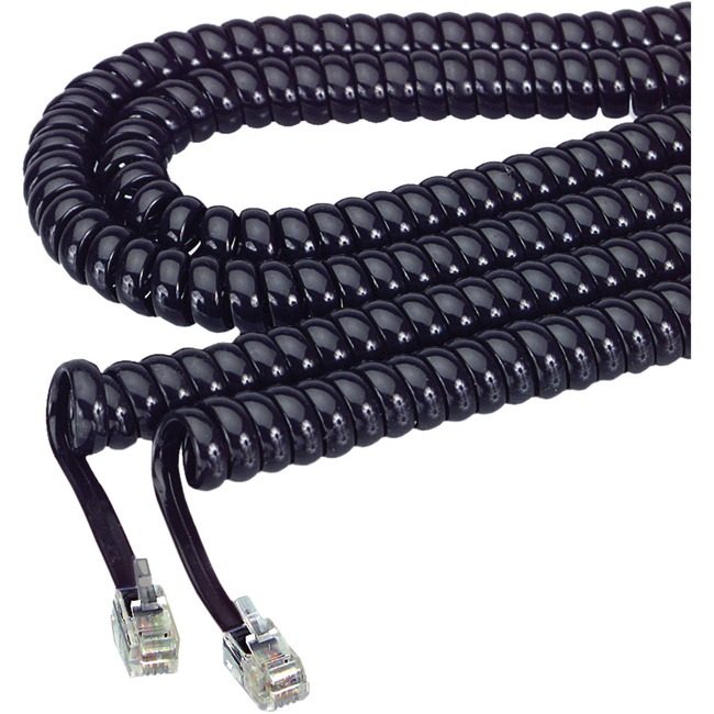 Softalk Cord Phone Twisstop 25 Black SOF03201