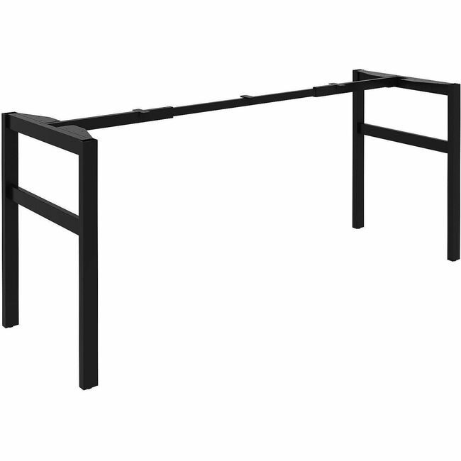 Lorell Leg H St W/Xbar 24X48-72 Black LLR16280