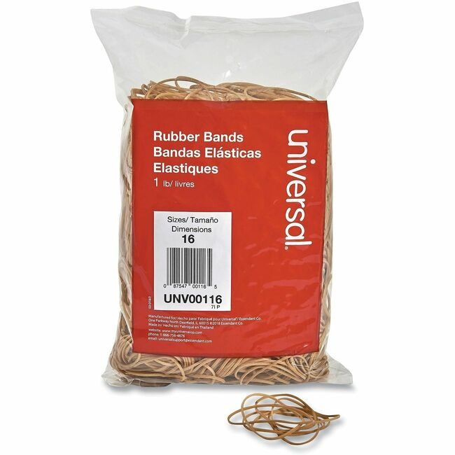 Universal Office Products Rubberbands SIZE 16 1LB UNV00116