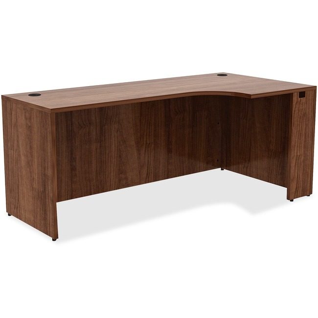 Lorell Desk Shell Rt Ext 71X24 Wt LLR34395