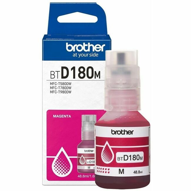 Brother International Bottle Hy Magenta Ink BRTBTD180MS