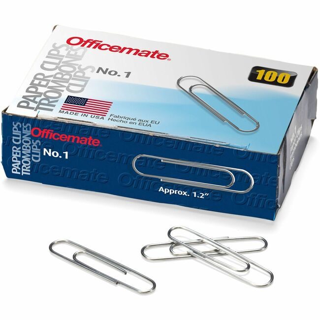 Officemate Clips Paper Standard #1 OIC99911