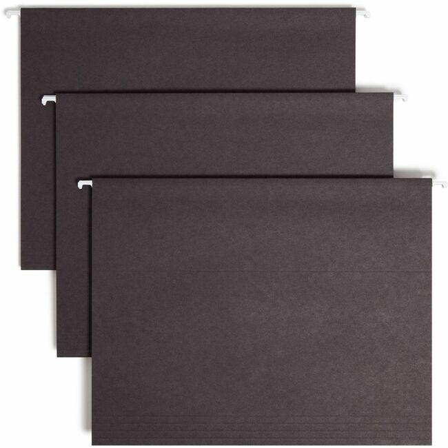 Smead Manufacturing Co. Folder Hanging Letter 1/5 Black SMD64062