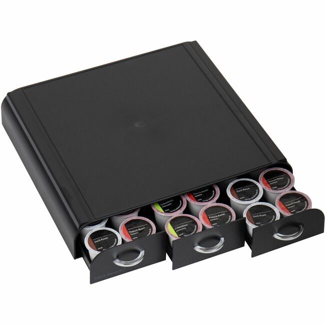 Mind Reader Products Drawer 3 Pod Single Serve EMSTRY3PC-BLK