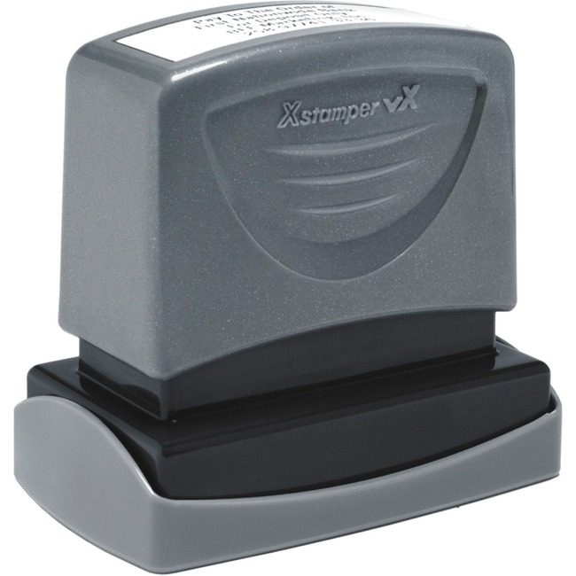 Shachihata / Xstamper Stamp Messg Pre-Inked 1"X2" XSTC12