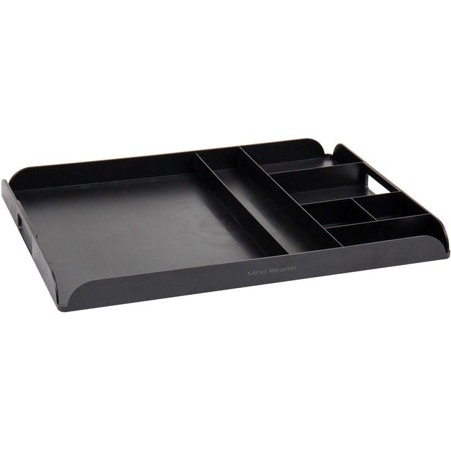Mind Reader Products Organizer 7COMPARTMENT Black EMSKEUTRAY