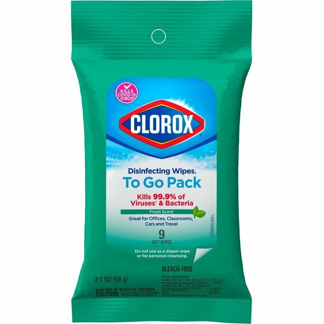 CloroxPro / Clorox The Clorox Company CloroxPro / Wipes Dsnfct 9 Count White CLO60133