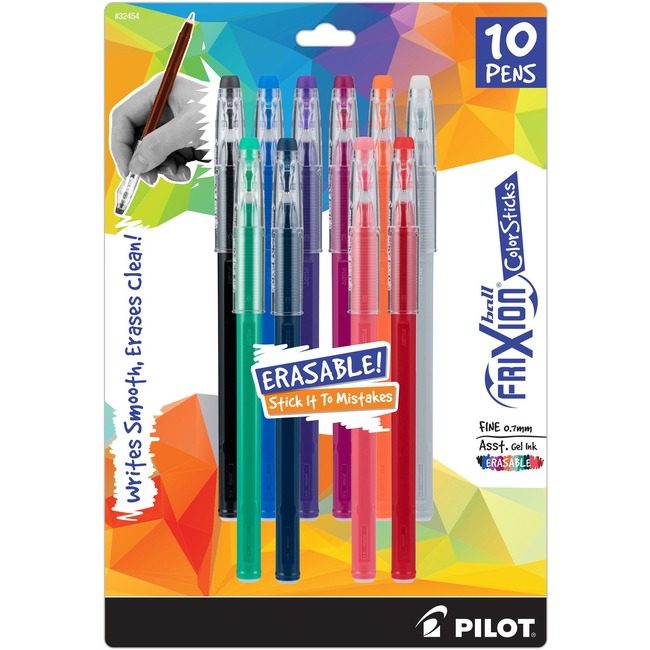 Pilot Corporation of America Pen Fx Clrstick Fine Assorted 10 PIL32454