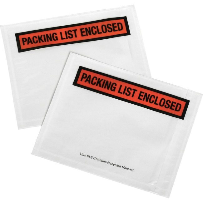 Varies / verify SKU SKU-LEVEL VERIFICATION REQUIRED Envelope Packing List Clear NSN6749014
