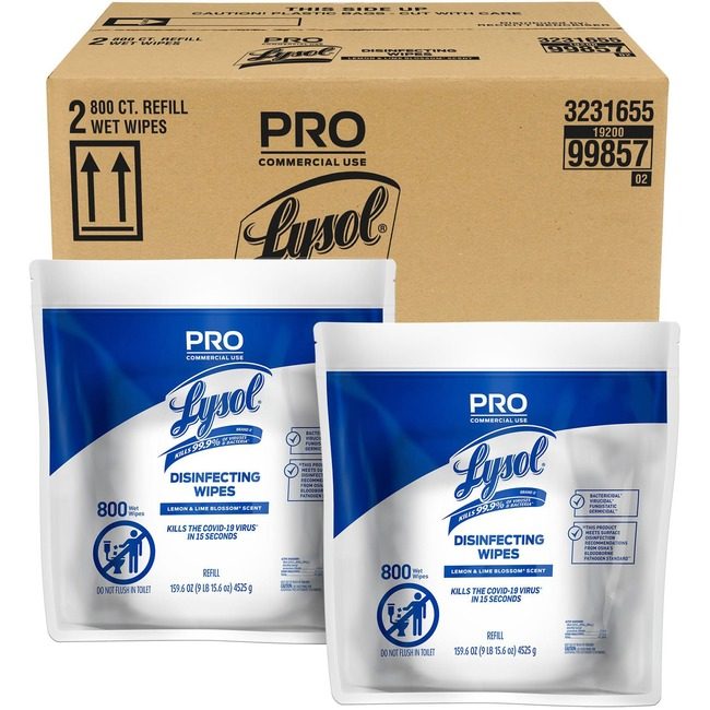 Reckitt Lysol / Resolve / Air Wick / Easy-Off / product-specific Wipe Disnf Lemon Refill 800 RAC99857CT