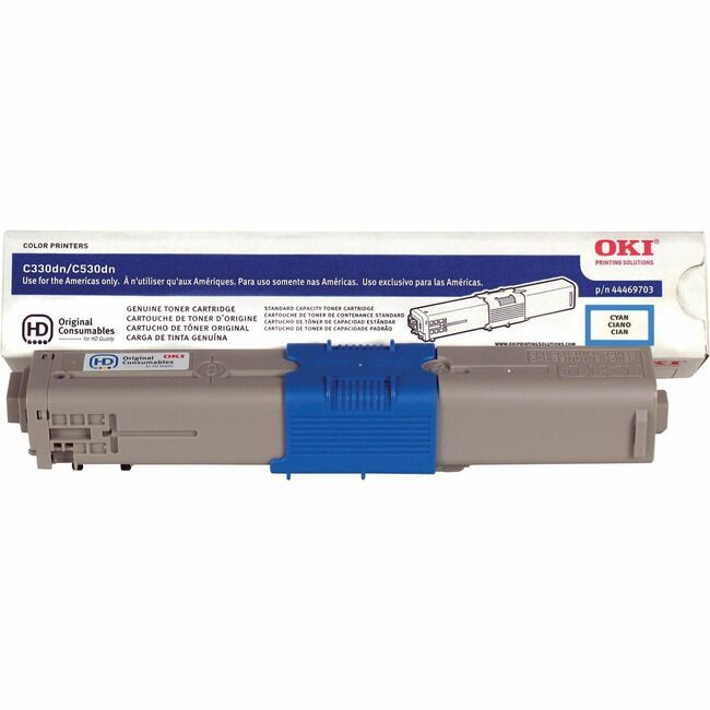 OKI Data Crtdg Toner C330/C530 Cyn OKI44469703