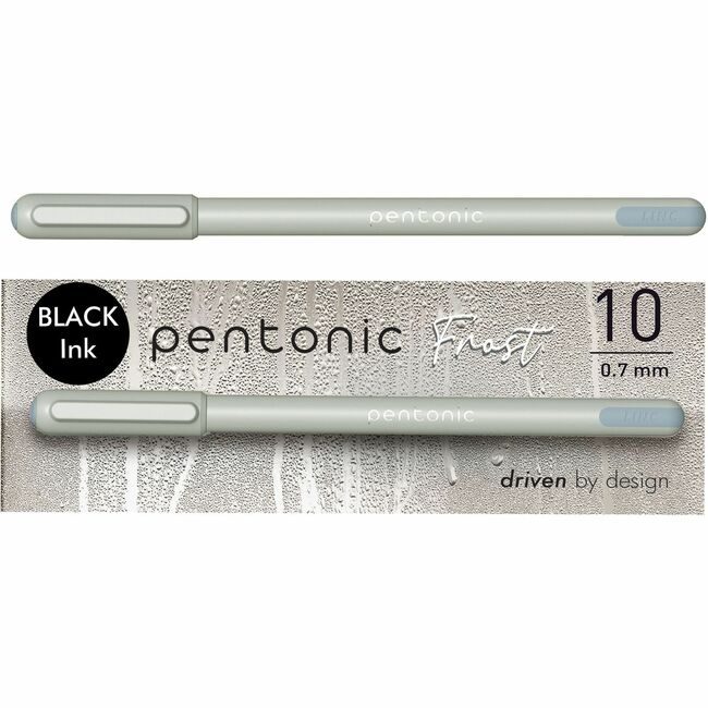 TOPS Products Pentonic Pen Frost 0.7MM Black 10/BX PNTPEN13086