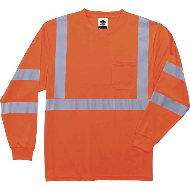 Ergodyne T-Shirt Long Sleeve 5X Orng EGO21719