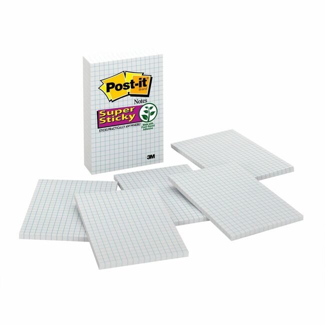 3M Company Notes Super Sticky Grid MMM660-SSGRID