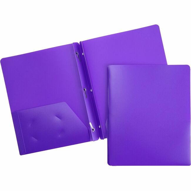 Business Source Folder 2PCKT Poly Fastnr Pe BSN20885