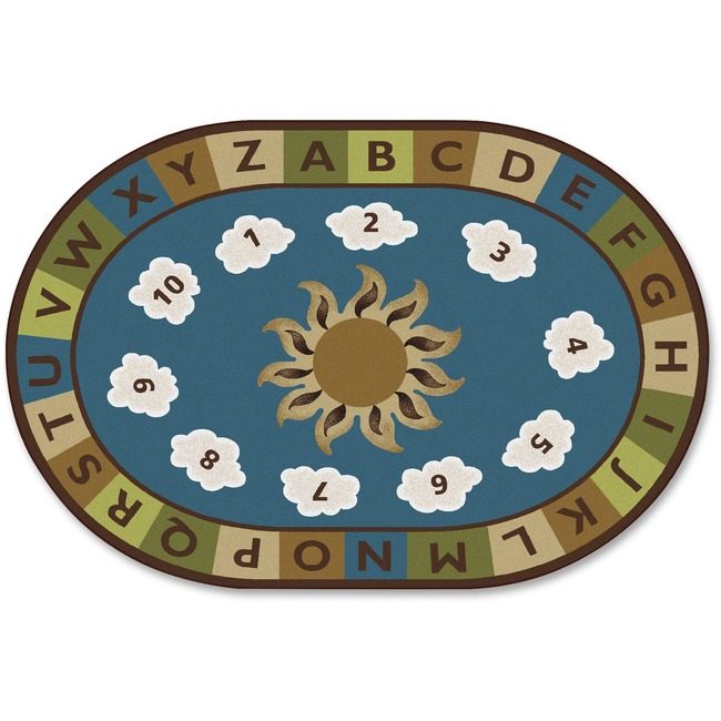 Carpets for Kids Rug Sunny Day 6X9 Oval CPT94706