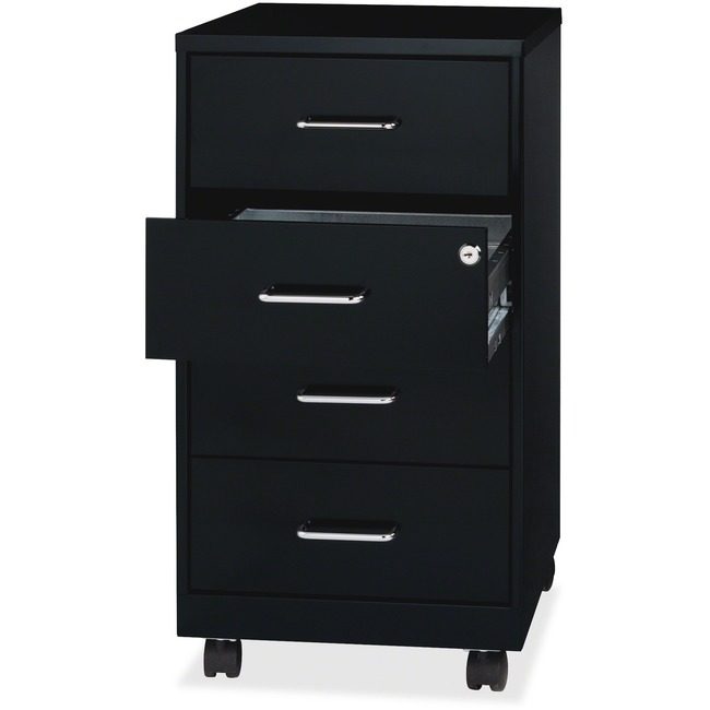 NuSparc File Organizer Vrt 4DR Black NPRVF418DMBK