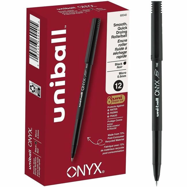 Mitsubishi Pencil Co. / uni-ball Pen Onyx 0.5MM Black UBC60040