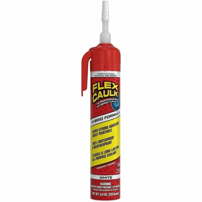 Swift Response, LLC Flex Seal Caulk Hybrid 9OZ White FLXCFSWHTR675