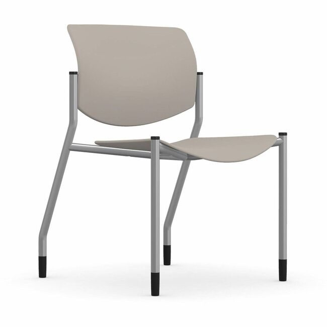 9to5 Seating Chair Stack Armless Silver Leg NTF1210A00SFP19