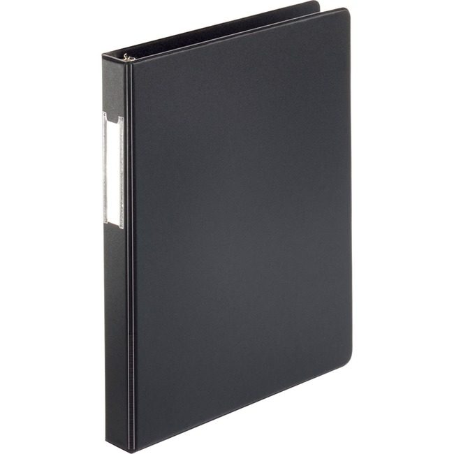 Business Source Binder Economy Lh Rnd 1" Black BSN28559