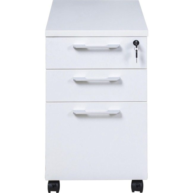 Boss Office Products Pedestal B/B/F Wt BOPS504WT